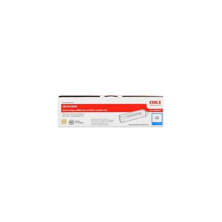 (44059107) OKI TONER CIAN C810/C830 (8.000 COPIAS)