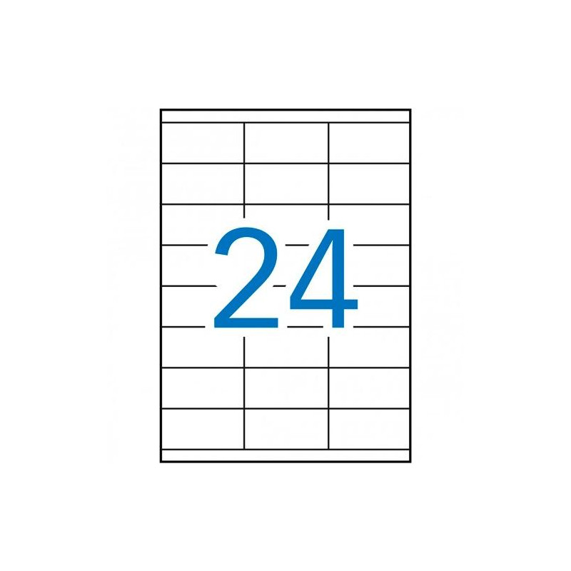 (01298) APLI ETIQUETAS ADHESIVAS 70X36MM INKJET/LÁSER C/RECTOS 24 X 100H BLANCO (01298) APLI ETIQUETAS ADHESIVAS 70X36MM INKJET/LÁSER C/RECTOS 24 X 100H BLANCO