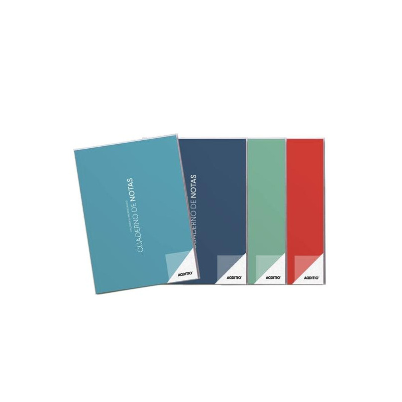 (P112) ADDITIO CUADERNO DE NOTAS A4 PARA EL PROFESORADO PVC 64 PÁGINAS C/SURTIDOS