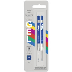 (2136210) PARKER RECAMBIO JOTTER PUNTA MEDIA GEL AZUL BLISTER -2U-