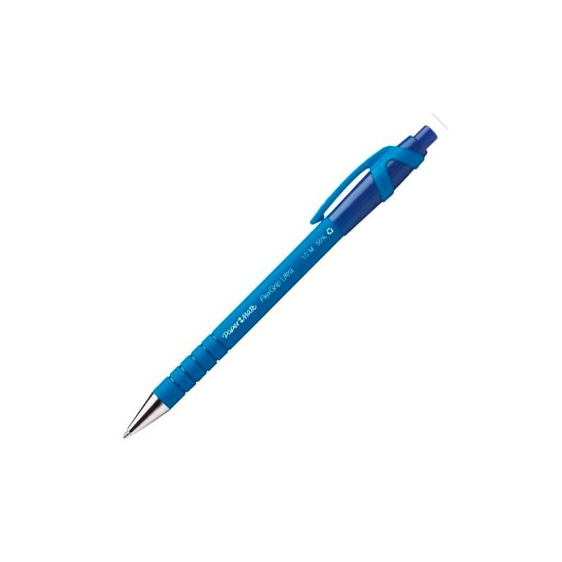 (1910074) PAPER MATE BOLÍGRAFO FLEXGRIP ULTRA RETRÁCTIL AZUL CAJA DE 30+6 UD