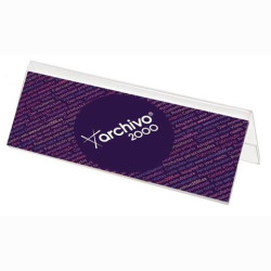 (10404 CS TP) ARCHIVO 2000 PORTANOMBRES DE SOBREMESA CON VISION DOS CARAS ANCHO DINA4 110X300X95 MM