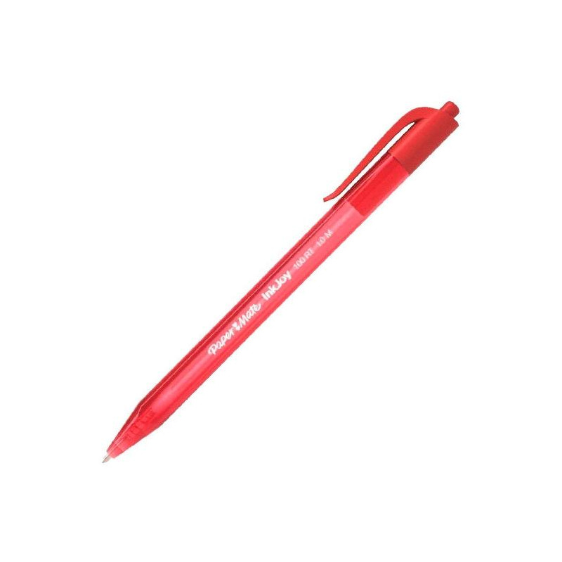 (S0957050) PAPER MATE INKJOY 100 BOLÍGRAFO RETRÁCTIL TRIANGULAR ROJO -20U-
