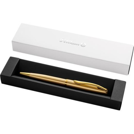 (400189876) PELIKAN BOLÍGRAFO JAZZ NOBLE ELEGANCE TINTA AZUL COLOR ORO ESTUCHE DE REGALO