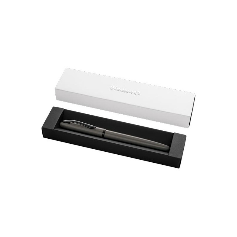 (400198404) PELIKAN PLUMA ESTILOGRÁFICA JAZZ NOBLE ELEGANCE M TINTA AZUL COLOR PIEDRA ESTUCHE DE REGALO