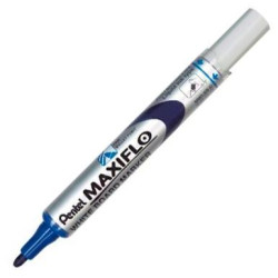 (MWL5S-Pentel-C) PENTEL MARCADOR PIZARRA BLANCA MAXIFLO MWL-5S AZUL CAJA 12 UD