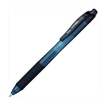 (BL107-AX) PENTEL BOLÍGRAFO ENERGEL RETRÁCTIL PUNTA 0.7MM NEGRO CAJA 12 UD