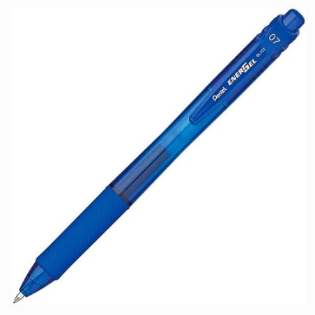 (BL107-CX) PENTEL BOLÍGRAFO ENERGEL RETRÁCTIL PUNTA 0.7MM AZUL CAJA 12 UD