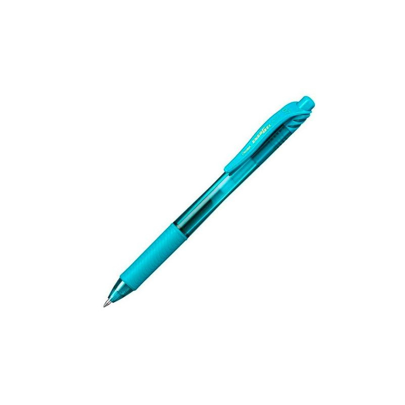 (BL107-SX) PENTEL BOLÍGRAFO ENERGEL RETRÁCTIL PUNTA 0.7MM AZUL CLARO CAJA 12 UD