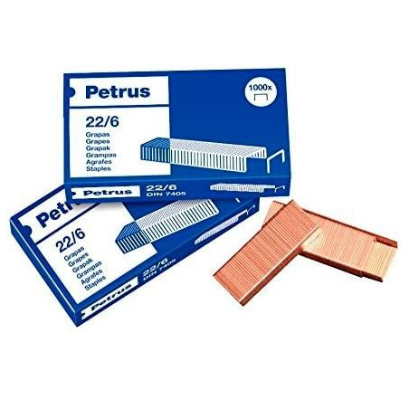 (55721) PETRUS GRAPAS 22/6 COBREADAS -CAJA DE 1000-