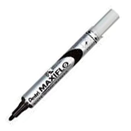 (MWL5S-Pentel-A) PENTEL MARCADOR PIZARRA BLANCA MAXIFLO MWL-5S NEGRO CAJA 12 UD