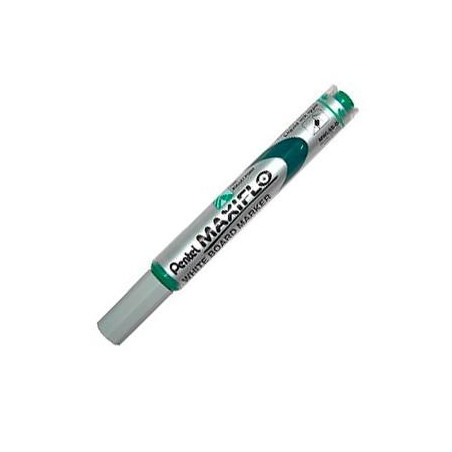 (MWL5S-Pentel-D) PENTEL MARCADOR PIZARRA BLANCA MAXIFLO MWL-5S VERDE CAJA 12 UD