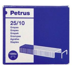 (623386) PETRUS GRAPAS STRONG 25/10 GALVANIZADAS -CAJA 1000U-
