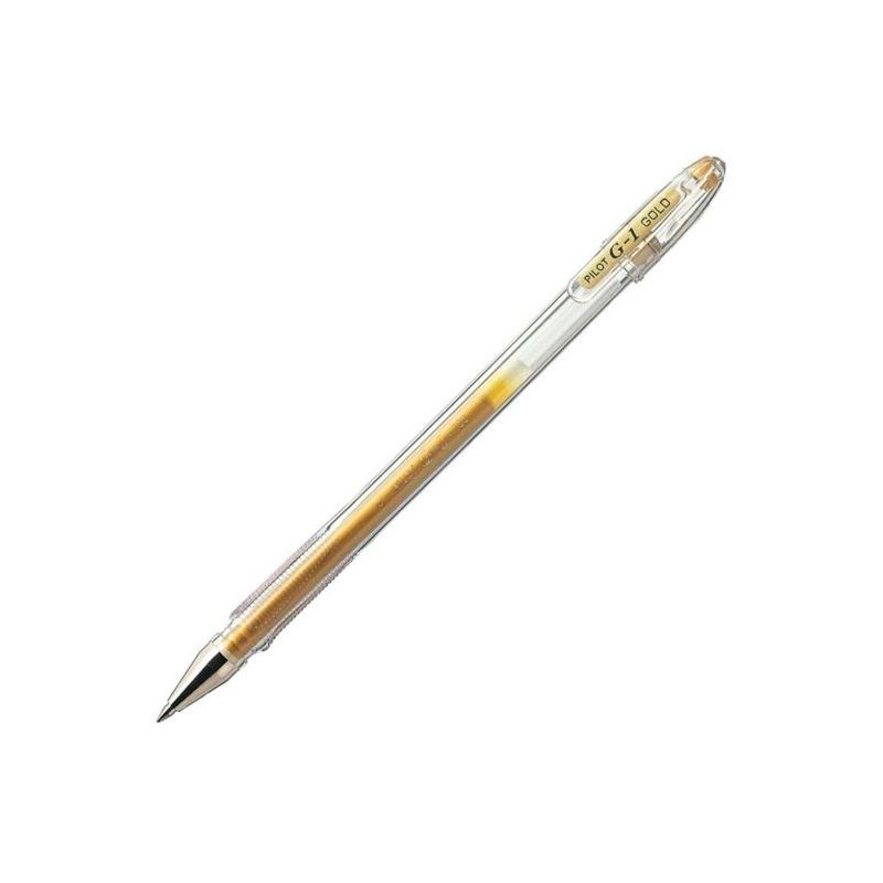 (BL-G1-7T-GD) PILOT ROLLER TINTA GEL G-1 0.7MM ORO