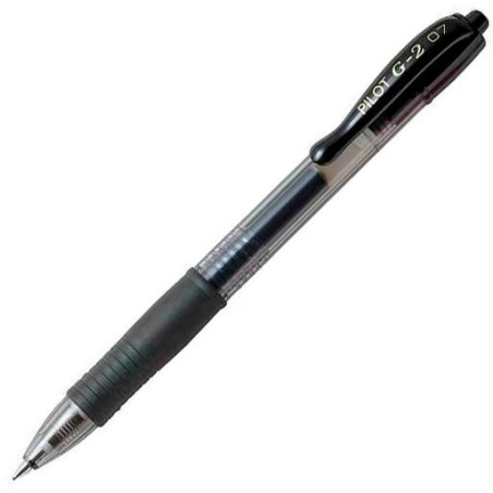 (BL-G2-7-B) PILOT BOLÍGRAFO TINTA DE GEL G-2 0.7 RETRÁCTIL NEGRO