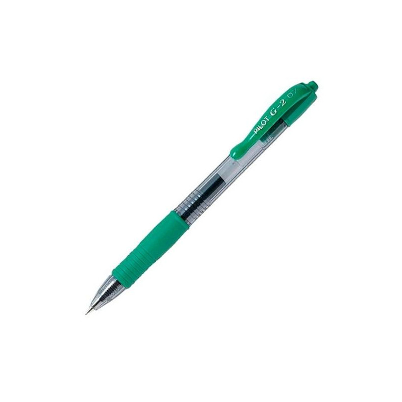 (BL-G2-7-G) PILOT BOLÍGRAFO TINTA DE GEL G-2 0.7 RETRÁCTIL VERDE