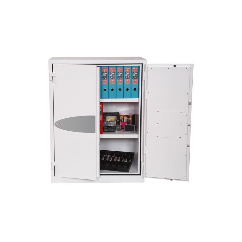 (FS1512E S2) PHOENIX ARMARIO DE SEGURIDAD IGNIFUGO FIRE RANGER 1225X930X520MM 359L CERRADURA ELECTRÓNICA BLANCO