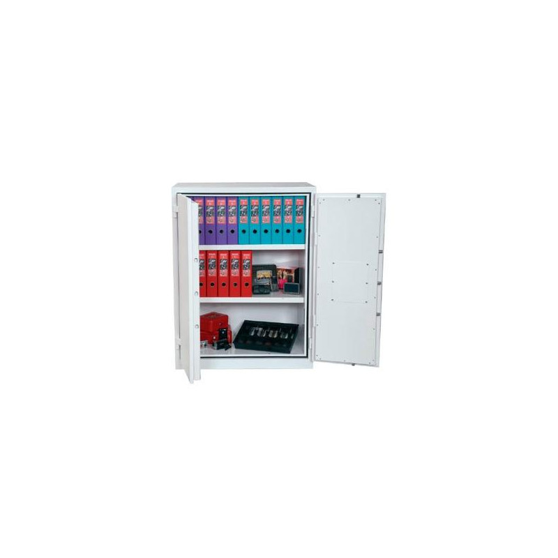 (FS1512K S2) PHOENIX ARMARIO DE SEGURIDAD IGNIFUGO FIRE RANGER 1225X930X520MM 359L CERRADURA DE LLAVE BLANCO