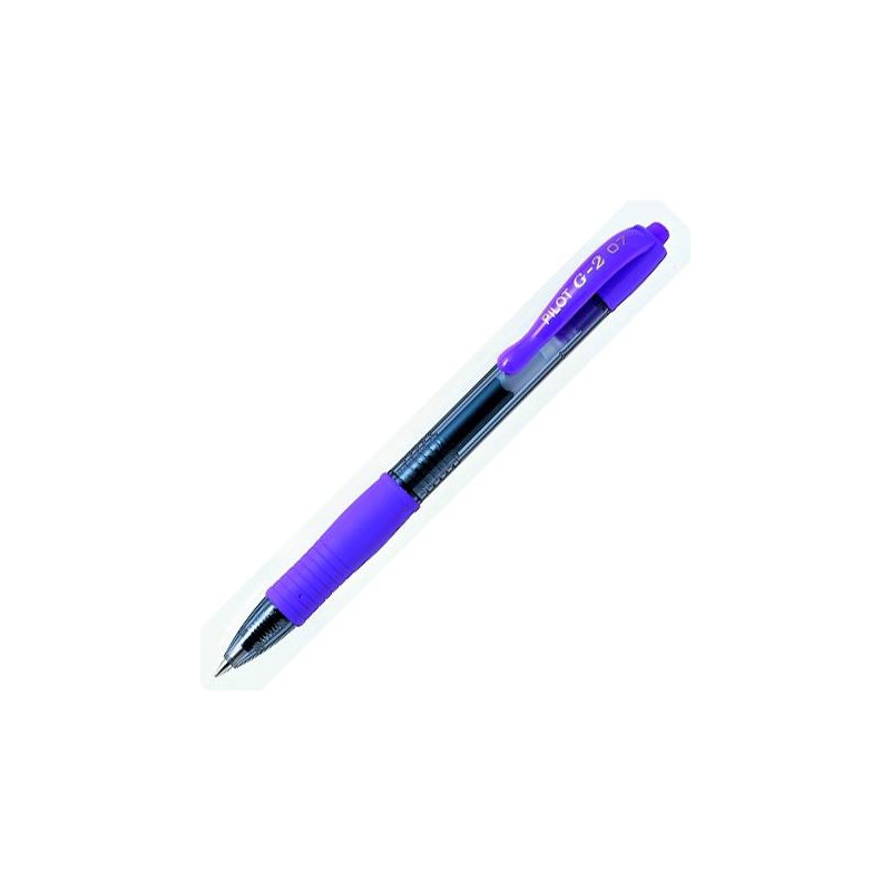 (BL-G2-7-V) PILOT BOLÍGRAFO TINTA DE GEL AZUL G-2 RETRÁCTIL 0.7 VIOLETA
