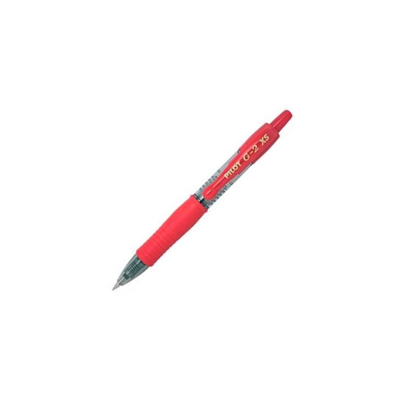 (BL-G2-XS-7-R) PILOT ROLLER TINTA DE GEL G2 XS PIXIE RETRÁCTIL 0.7 ROJO