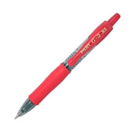 (BL-G2-XS-7-R) PILOT ROLLER TINTA DE GEL G2 XS PIXIE RETRÁCTIL 0.7 ROJO