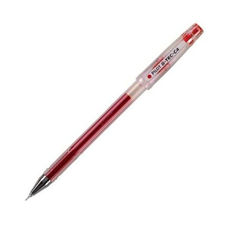 (BL-GC4-R) PILOT ROLLER TINTA DE GEL G-TEC-C4 ROJO