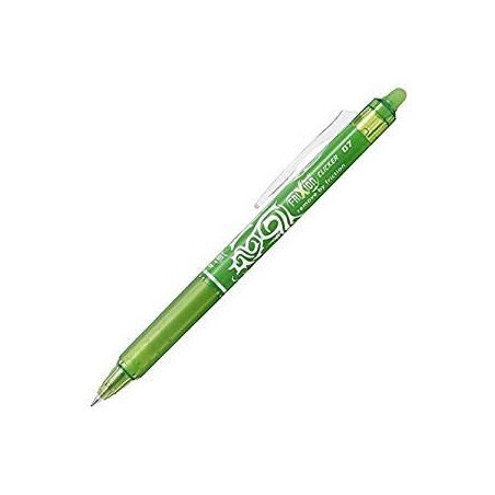 (BLRT-FR7-LG) PILOT BOLÍGRAFO TINTA BORRABLE FRIXION CLICKER 0.7 VERDE LIMA