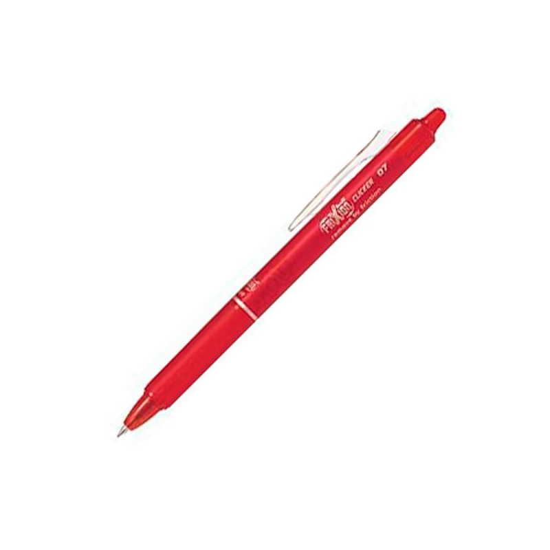 (BLRT-FR7-R) PILOT BOLÍGRAFO TINTA BORRABLE FRIXION CLICKER 0.7 ROJO