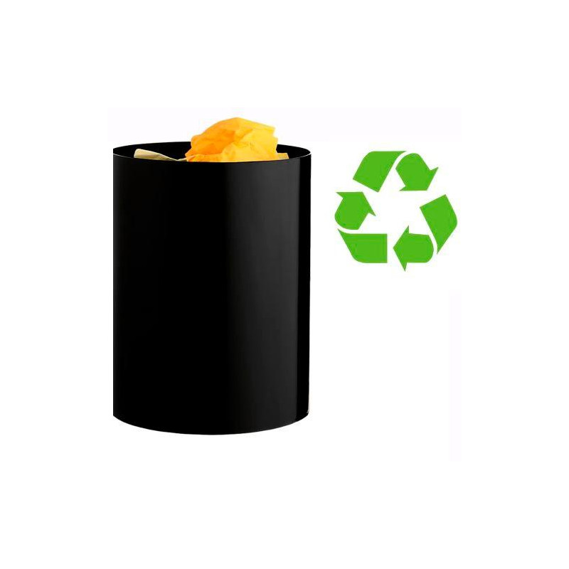 (2000 NE) ARCHIVO 2000 PAPELERA SOSTENIBLE 18L 260X335MM POLIESTIRENO 100% RECICLADO Y RECICLABLE NEGRO