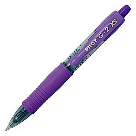 (BL-G2-XS-7-V) PILOT ROLLER TINTA DE GEL G2 PIXIE XS RETRÁCTIL 0.7 VIOLETA