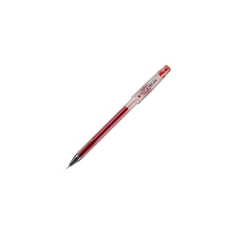 (BL-GC4-R) PILOT ROLLER TINTA DE GEL G-TEC-C4 ROJO