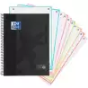 (400172360) OXFORD CUADERNO EUROPEANBOOK 10 SCHOOL CLASSIC A4+ 150H 5X5MM T/EXTRADURA NEGRO