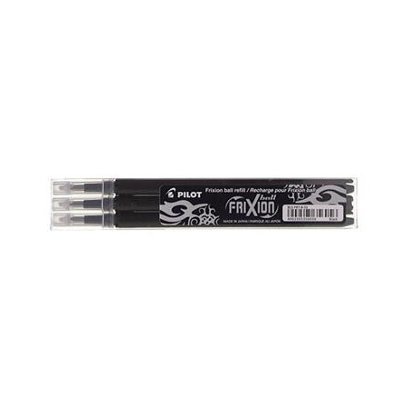 (BLS-FR7-B-S3) PILOT RECAMBIO BOLÍGRAFO FRIXION 0.7 NEGRO PACK 3 UD
