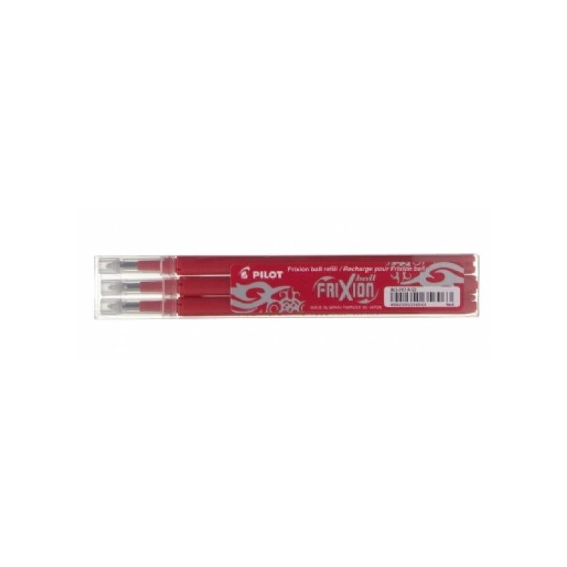 (BLS-FR7-R-S3) PILOT RECAMBIO BOLÍGRAFO FRIXION 0.7 ROJO PACK 3 UD