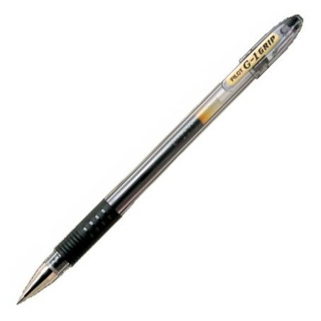 (BLGP-G1-7-B) PILOT ROLLER TINTA DE GEL G-1 GRIP 0.7 NEGRO
