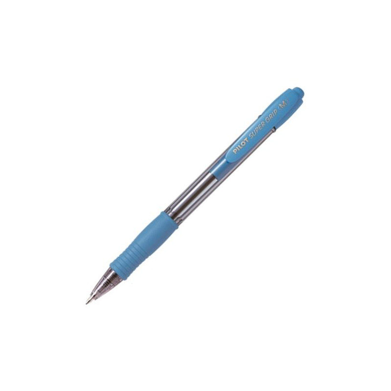 (BPGP-10R-M-SL) PILOT BOLÍGRAFO SUPERGRIP M AZUL CUERPO AZUL CLARO