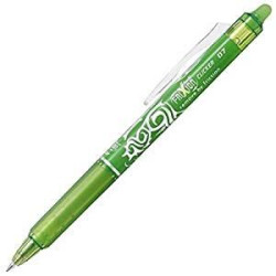 (BLRT-FR7-LG) PILOT BOLÍGRAFO TINTA BORRABLE FRIXION CLICKER 0.7 VERDE LIMA