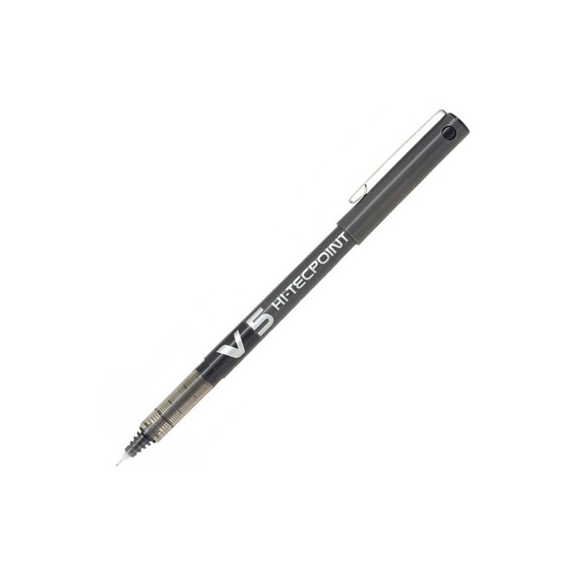 (BX-V5-B) PILOT ROLLER TINTA LÍQUIDA V-5 HI-TECPOINT NEGRO