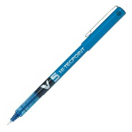 (BX-V5-L) PILOT ROLLER TINTA LÍQUIDA V-5 HI-TECPOINT AZUL
