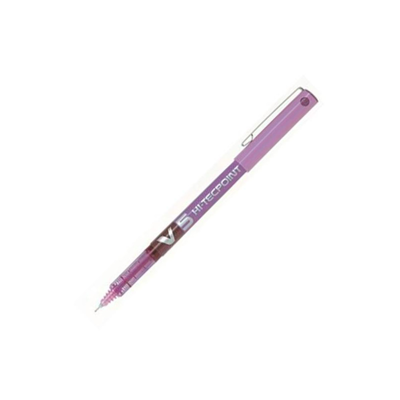 (BX-V5-V) PILOT ROLLER TINTA LÍQUIDA V-5 HI-TECPOINT VIOLETA