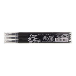 (BLS-FR7-B-S3) PILOT RECAMBIO BOLÍGRAFO FRIXION 0.7 NEGRO PACK 3 UD