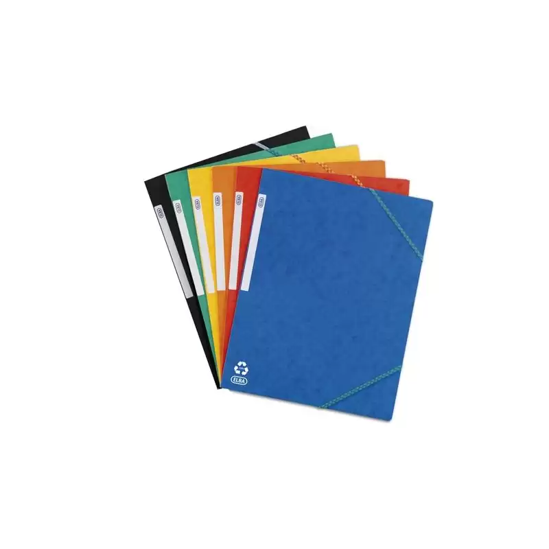 (400114319) OXFORD CARPETA DE GOMAS TOP FILE CARTULINA A4+ COLORES CLÁSICOS