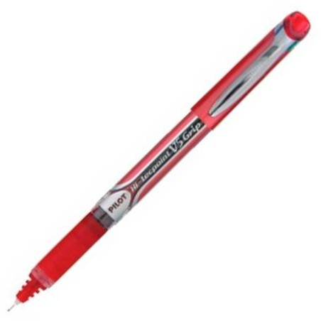 (BXGPN-V5-R) PILOT ROLLER TINTA LÍQUIDA V-5 GRIP HI-TECPOINT ROJO