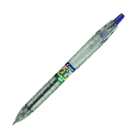 (BP-B2PEB-M-L-BG) PILOT BOLÍGRAFO ECOBALL PLÁSTICO RECICLADO 1.0MM RECARGABLE AZUL