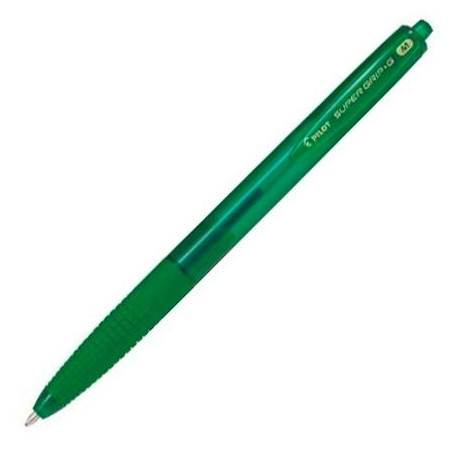 (BPGG-8R-M-G) PILOT BOLÍGRAFO SUPERGRIP G RETRÁCTIL 1.0MM VERDE