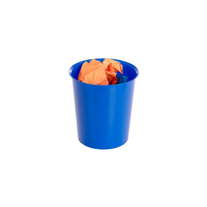 (2001 AZ) ARCHIVO 2000 PAPELERA DE PLÁSTICO ARCHIVO 2000 OPCIONAL ARO SUJETABOLSAS CAPACIDAD 16 LITROS 290X310 MM AZUL