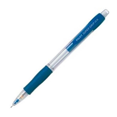 (H-185-SL-L) PILOT PORTAMINAS H-185 SUPERGRIP 0.5 CON GOMA AZUL
