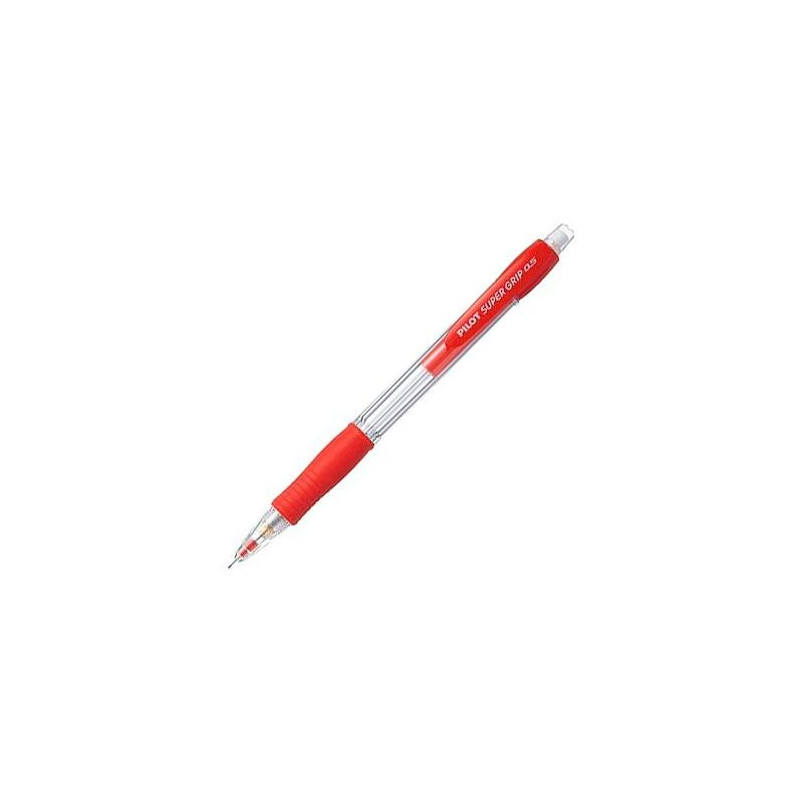 (H-185-SL-R) PILOT PORTAMINAS H-185 SUPERGRIP 0.5 CON GOMA ROJO