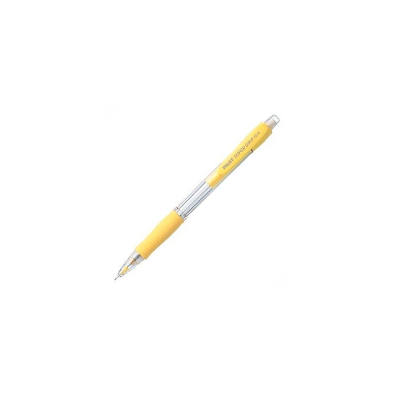 (H-185-SL-Y) PILOT PORTAMINAS H-185 SUPERGRIP 0.5 CON GOMA AMARILLO