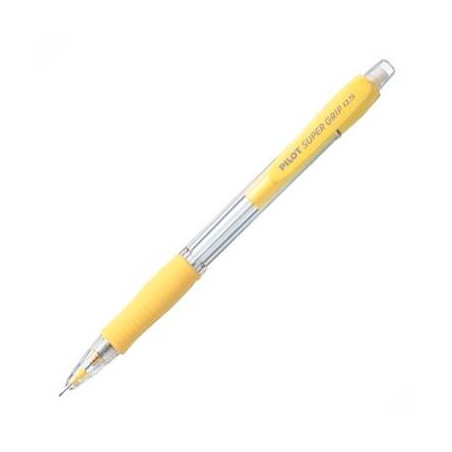 (H-185-SL-Y) PILOT PORTAMINAS H-185 SUPERGRIP 0.5 CON GOMA AMARILLO